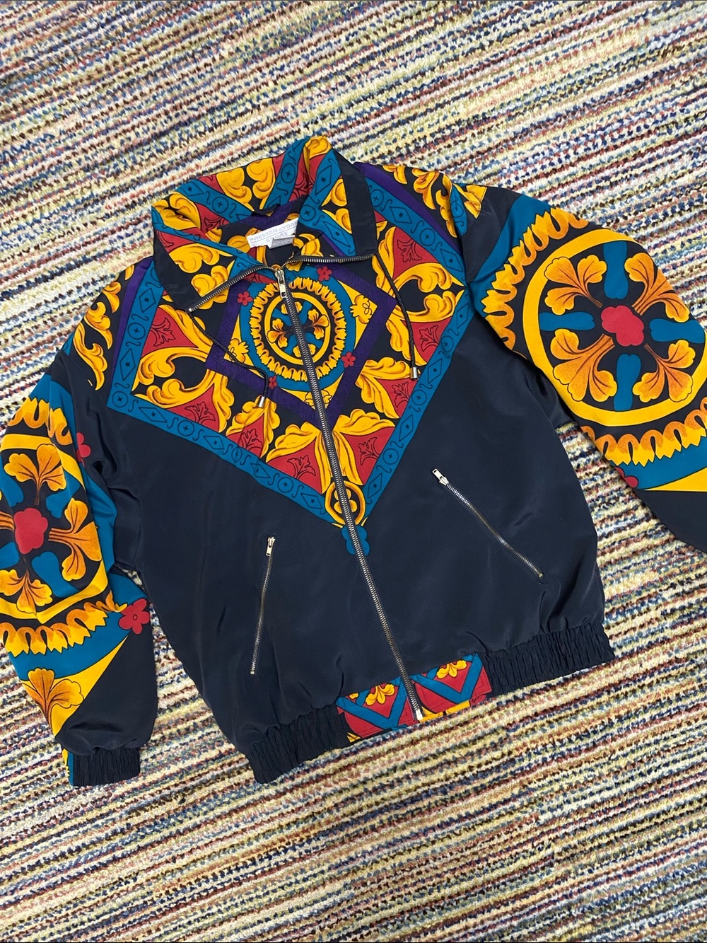 Vtg Preston & York baroque windbreaker jacket M